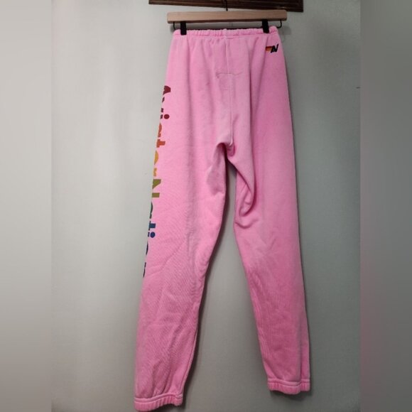 AVIATOR NATION SWEATPANTS - NEON PINK Small Excellent Condition - Picture 5 of 9